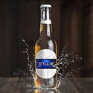 RÓTULO PARA CERVEJA ARTESANAL RETANGULAR  (500un)