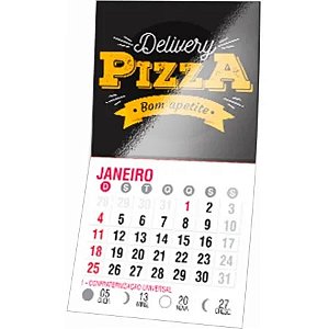 ÍMÃS DE GELADEIRA - 50X40mm  - BLOCO CALENDÁRIO ( 1000 unidades )