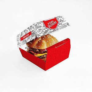 EMBALAGEM MULTIUSO PARA HAMBÚRGUER ,LANCHES E DOCES  ( 100 unidades )