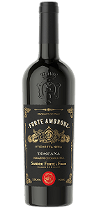 Vinho Tinto Forte Ambrone Etichetta Nera Igt - Toscana - 750ml