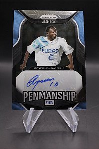 Abedi Pele - 2025-26 Panini Prizm FIFA Penmanship Auto #43 Marseille