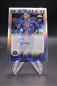 Senny Mayulu - 2024 Topps Chrome UEFA Club Competitions Auto RC