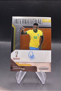 Vinicius Jr. - 2022 Panini Prizm World Cup Auto International Ink Brasil