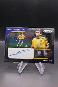 Leonardo - 2024-25 Panini Prizm Copa America International Ink Auto Brasil