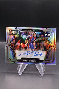 Sonny Anderson - 2025-26 Panini Select La Liga Pitchside Signatures Auto Silver Barcelona