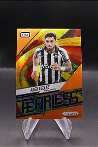 Alex Telles - 2025-26 Panini Prizm FIFA Fearless Orange /25 Botafogo