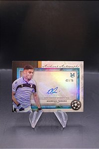 Andreas Pereira - 2020-21 Topps Museum Coll. UCL Soccer auto /75 Palmeiras