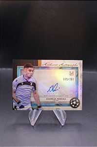 Andreas Pereira - 2020-21 Topps Museum UCL Soccer auto /250 Palmeiras