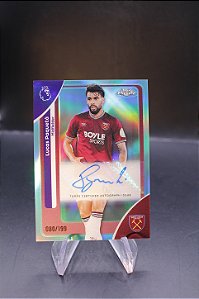 Lucas Paqueta - 2026 Topps Chrome PL Auto Aqua /199 Flamengo