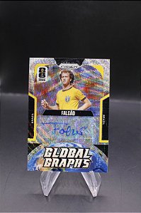 Falcao - 2026 Panini Prizm World Cup Global Graphs Wave Auto Brasil