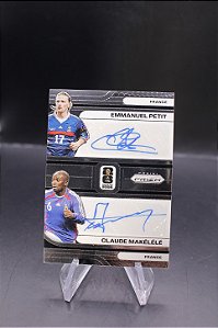 Claude Makelele Emmanuel Petit - 2026 Prizm World Cup Dual Signatures Auto