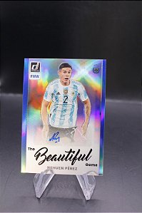 Nehuen Perez - 2022-23 Donruss Soccer The Beautiful Game BLUE /99 Auto Argentina