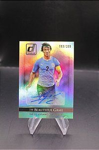 Diego Lugano - 2015 Panini Donruss Soccer The Beautiful Game Auto /199 Uruguai
