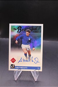 Carlo Ancelotti - 2021-22 Panini Donruss Beautiful Game Auto Italy