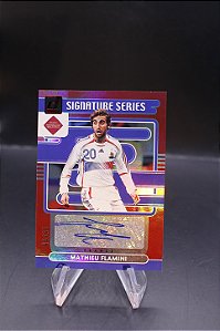 Mathieu Flamini - 2021-22 Donruss Qatar Signature Series Red Auto /49 France