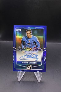 Giorgio Chiellini - 2024-25 Panini Donruss FIFA Signature Series Blue /99 Auto Italy