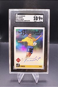 Franca - 2021-22 Donruss Soccer The Beautiful Game Auto Brasil SGC 9