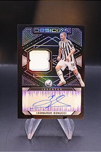 Leonardo Bonucci - 2021-22 Panini Obsidian Soccer Purple Auto /75 Juventus