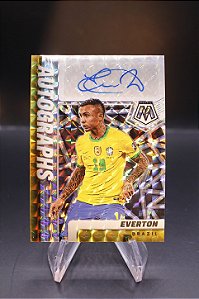 Everton - 2021-22 Panini Mosaic FIFA World Cup Auto Brasil
