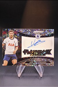 Jan Vertonghen - 2022-23 Panini Prizm EPL Auto Fastbreak Flashback Tottenham