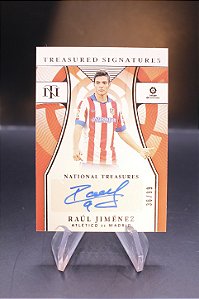 Raul Jimenez - 2021-22 Panini National Treasures La Liga Atletico de Madrid Auto /99