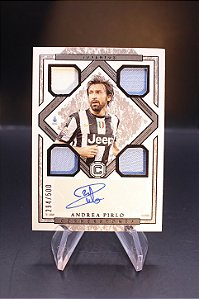 Andrea Pirlo - 2020-21 Panini Chronicles Cornerstones /500 Patch Auto Juventus