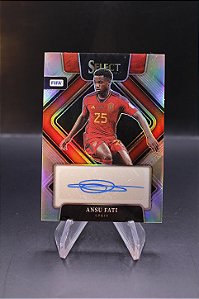 Ansu Fati - 2022-23 Select FIFA Signatures Silver Prizm Auto Spain