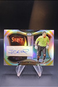 Julio Cesar - 2024-25 Panini Select FIFA Pitchside Signatures Auto Brasil