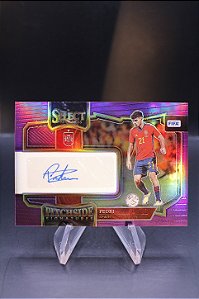 Pedri - 2022-23 Panini Select FIFA Purple Prizm Auto /20 Spain