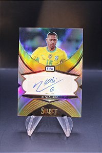Renan Lodi - 2024-25 Select FIFA Signatures Auto Prizm Brasil