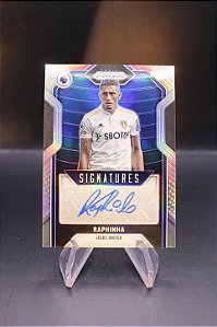 Raphinha - 2021-22 Prizm Premier League Signatures /99 Auto Leeds