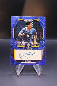 Careca - 2024 Panini Prizm Copa America Blue Shimmer Auto Brasil