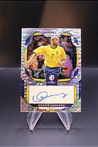 Marcio Amoroso - 2024 Panini Prizm Copa America Signatures Pulsar auto Brasil