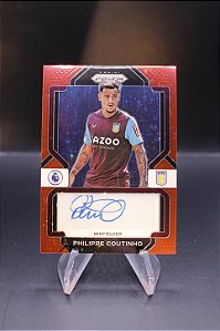 Philippe Coutinho - 2022-23 Panini Prizm Red Silver Prizm Auto