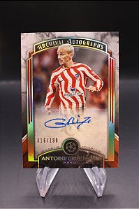 Antoine Griezmann - 2022/23 Topps Museum Soccer Archival Auto /199 Atletico Madrid