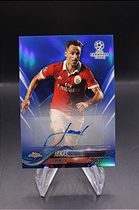 Jonas - 2017-18 Topps Chrome UCL Blue Refractor Auto /150 Benfica
