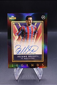 Juliano Belletti - 2023 Topps Deco Legends Auto Purple Refractor /25 Barcelona