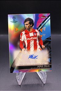 Joao Felix - 2021-22 Topps Finest UEFA Refractor Auto Atletico de Madrid