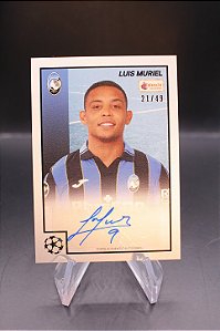 Luis Muriel - 2021-22 Topps Merlin Heritage 97 UEFA UCL Blue Auto /49