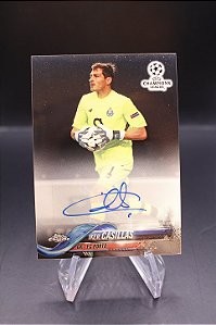 Iker Casillas - 2017 Topps Chrome UEFA Soccer Auto Refractor Porto