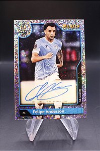 Felipe Anderson - 2021-22 Topps Merlin Chrome Speckle Auto /150 Lazio