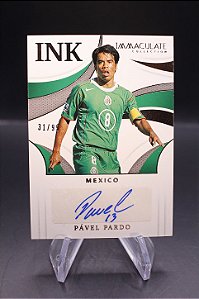 Pavel Pardo - 2021 Panini Immaculate Collection Soccer INK Auto /99 Mexico
