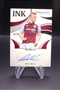 Ben Mee - 2021 Panini Immaculate Collection Soccer INK Auto /99 Burnley