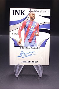 Jordan Ayew - 2021 Panini Immaculate Auto Ink /25 Crystal Palace