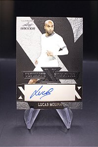 Lucas Moura - 2022 Leaf Ultimate Signature Auto Silver /10 São Paulo