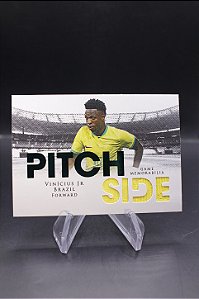 Vinicius Jr - 2024 Futera PITCHSIDE Game Used Jersey Green /15 Brasil