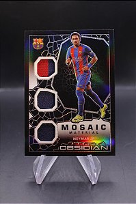 Neymar Jr - 2020-21 Obsidian Mosaic Material Triple Jersey /149 Barcelona
