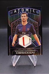 Grzegorz Krychowiak - 2020-21 Obsidian Soccer Atomic Material /75 Psg