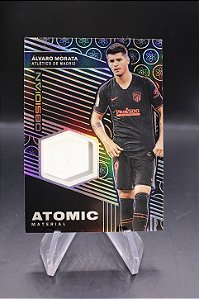 Alvaro Morata - 2019-20 Obsidian Patch Atomic Material /99 Atletico de Madrid