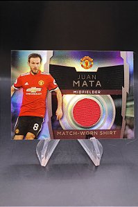 Juan Mata - 2017-18 Topps Premier League Platinum Patch Manchester Utd